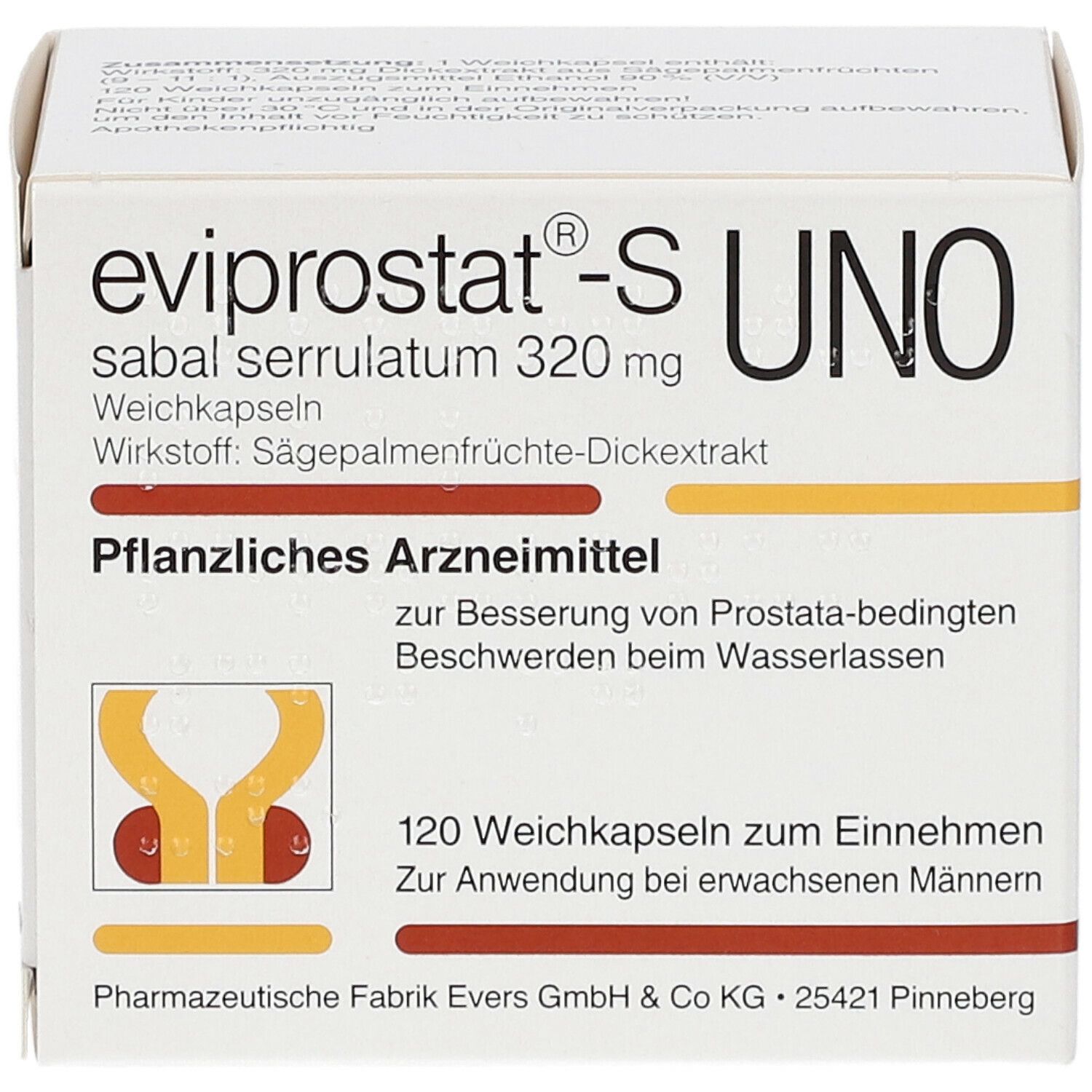 Eviprostat®-S sabal serrulatum 320 mg uno Kapseln