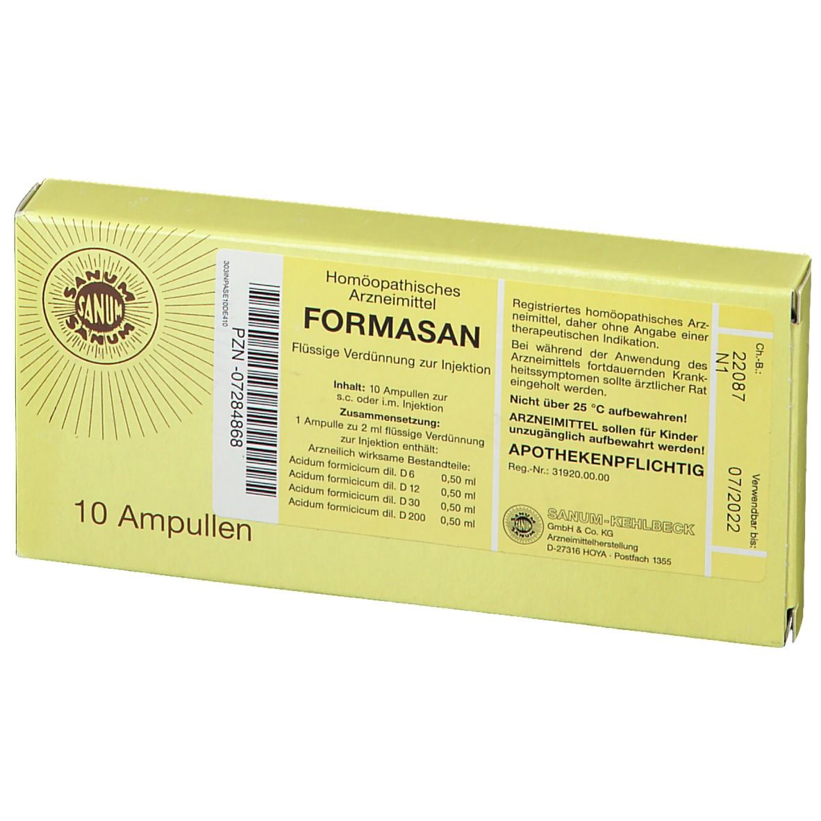 Formasan Injektion Ampullen