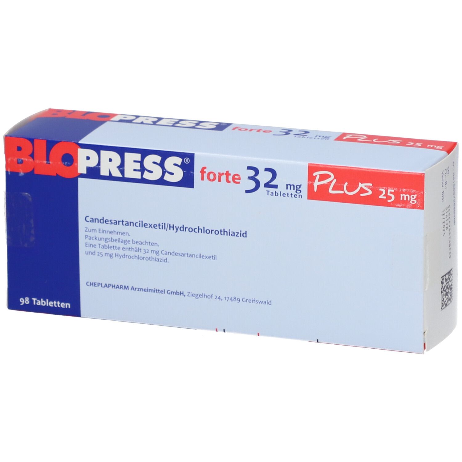 Blopress® forte 32 mg Plus 25 mg
