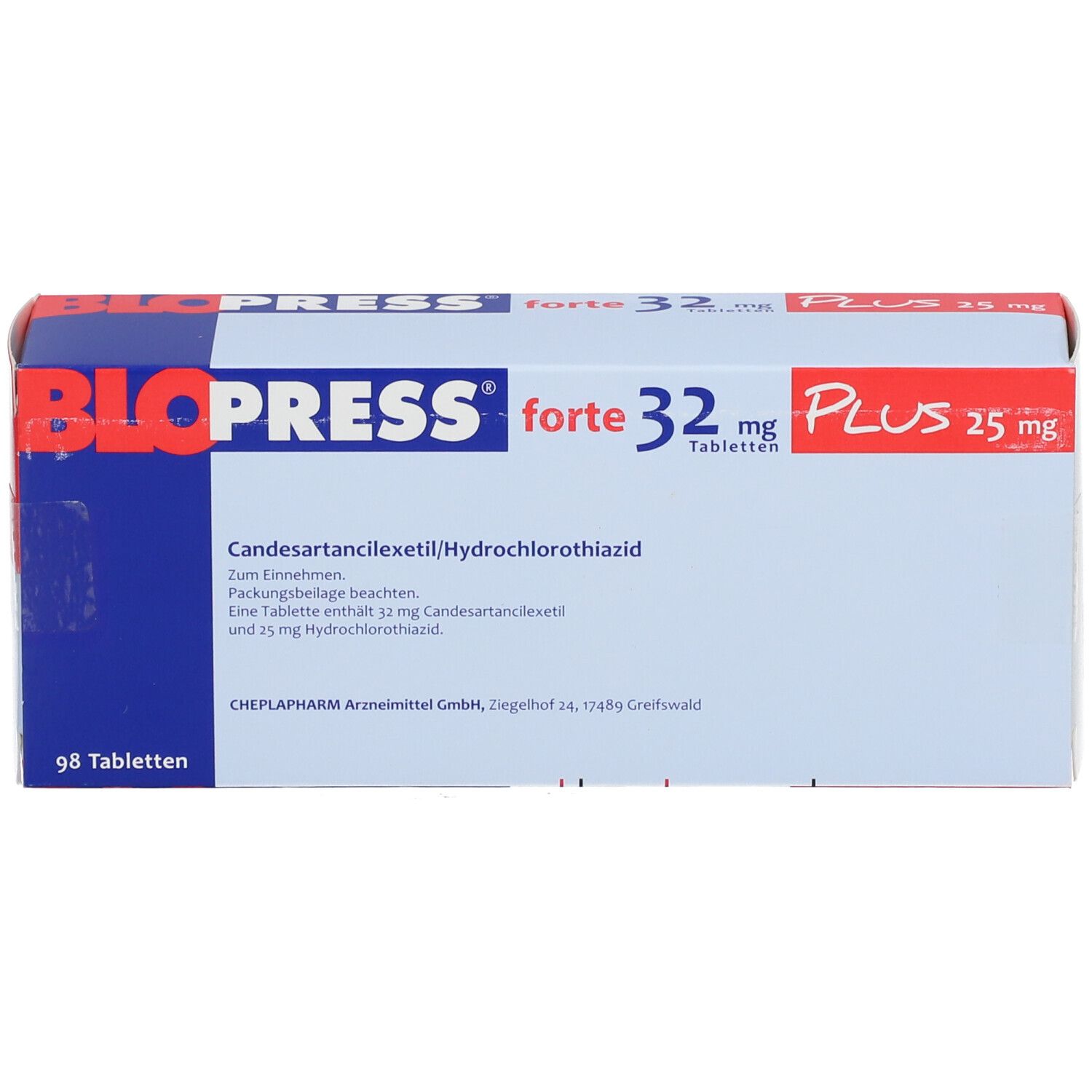 Blopress® forte 32 mg Plus 25 mg