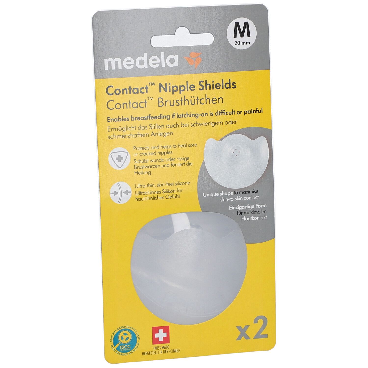 medela Contact™ Brusthütchen, Gr. M 20 mm 2 St.