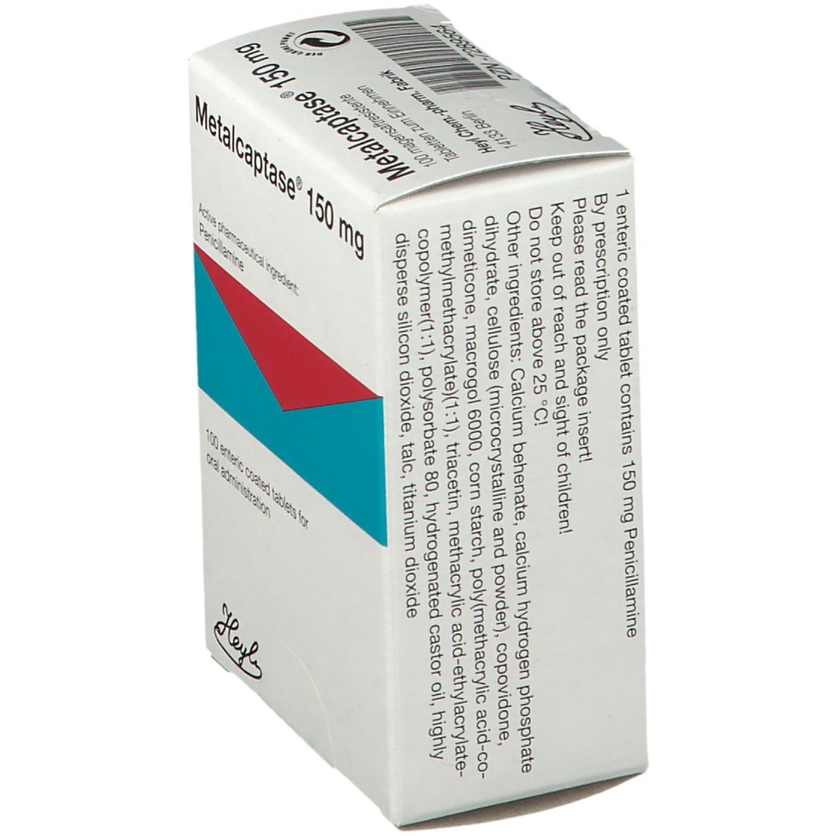 Metalcaptase® 150 mg
