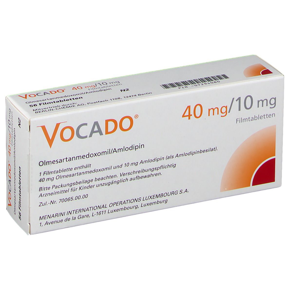 Vocado® 40 mg/10 mg