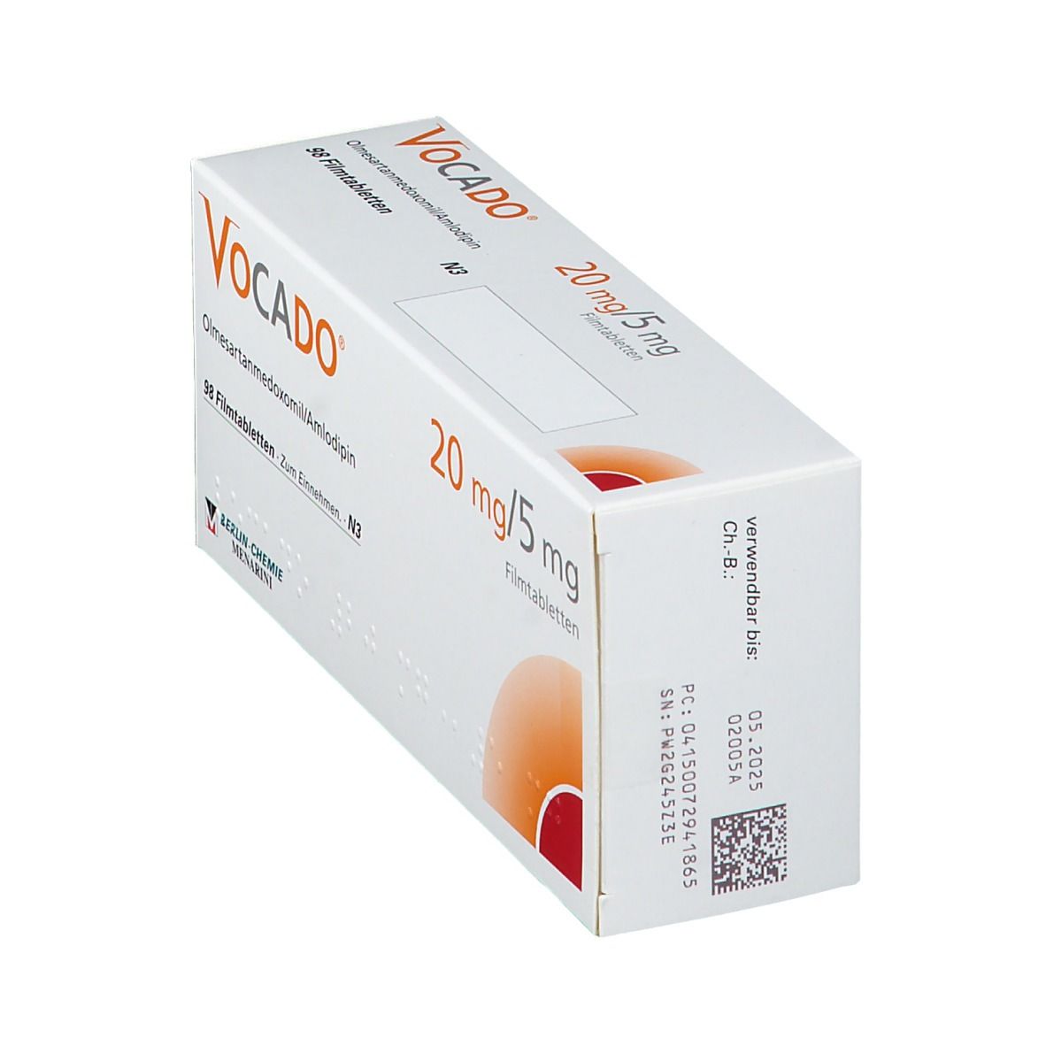 Vocado 20 mg/5 mg Filmtabletten 98 St