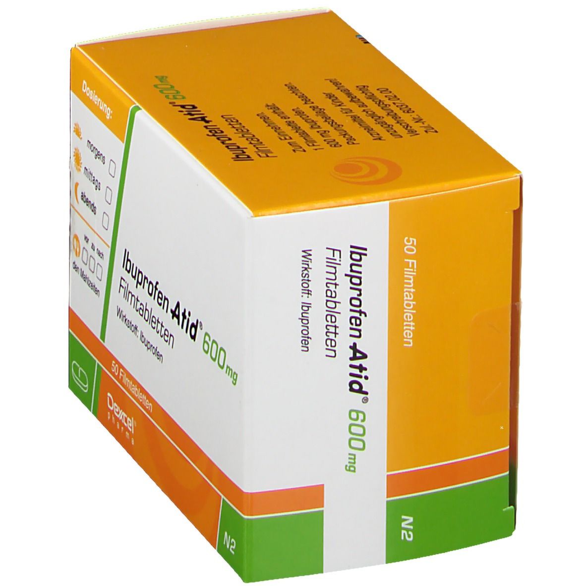 Ibuprofen Atid 600 mg Filmtabletten 50 St