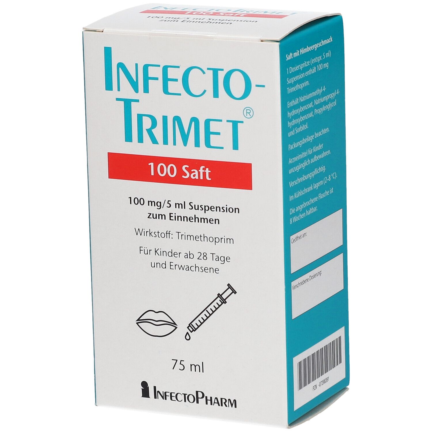 Infectotrimet 100 Saft Suspension zum Einnehmen 75 ml