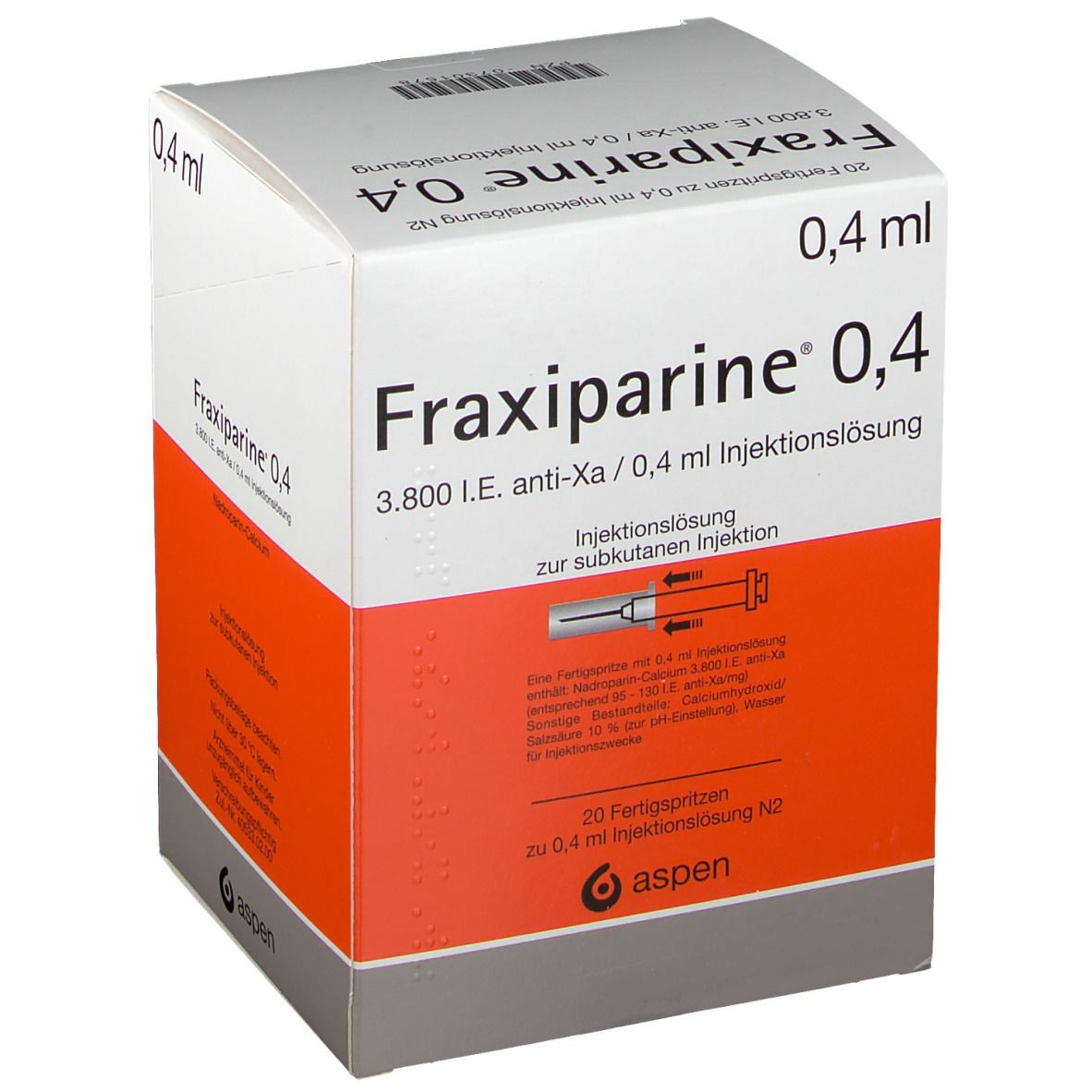 Fraxiparine® 04 20x04 Ml Mit Dem E Rezept Kaufen Shop Apotheke