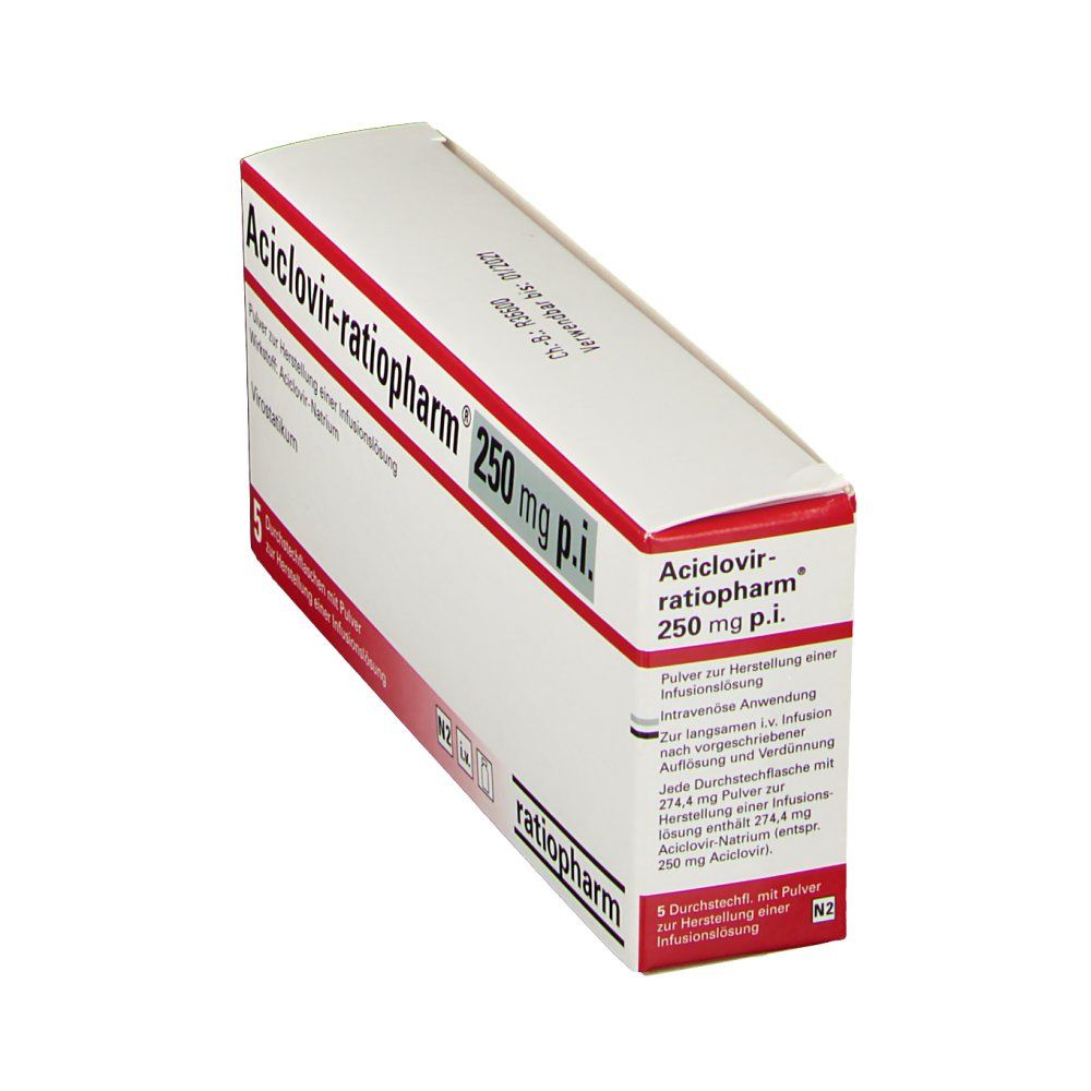 Aciclovir-ratiopharm® 250 mg p.i.
