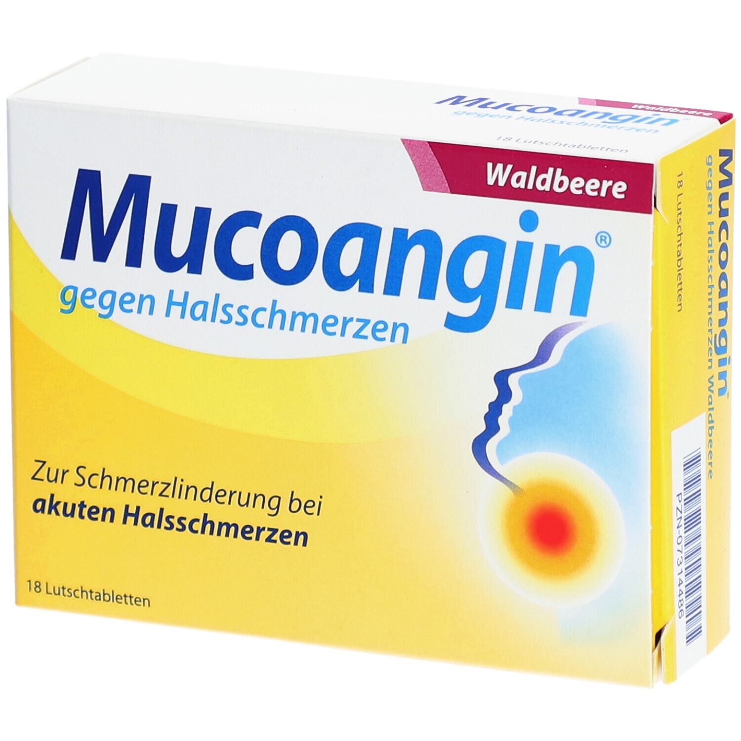 Mucoangin® Waldbeere 20 mg Halsschmerzen Lutschtabletten