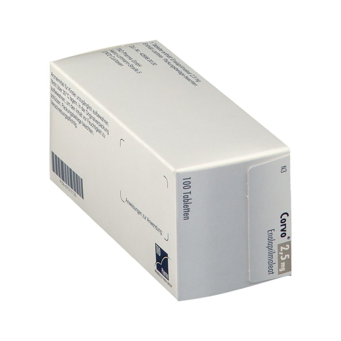 Corvo® 2,5 mg 100 St mit dem ERezept kaufen Shop Apotheke