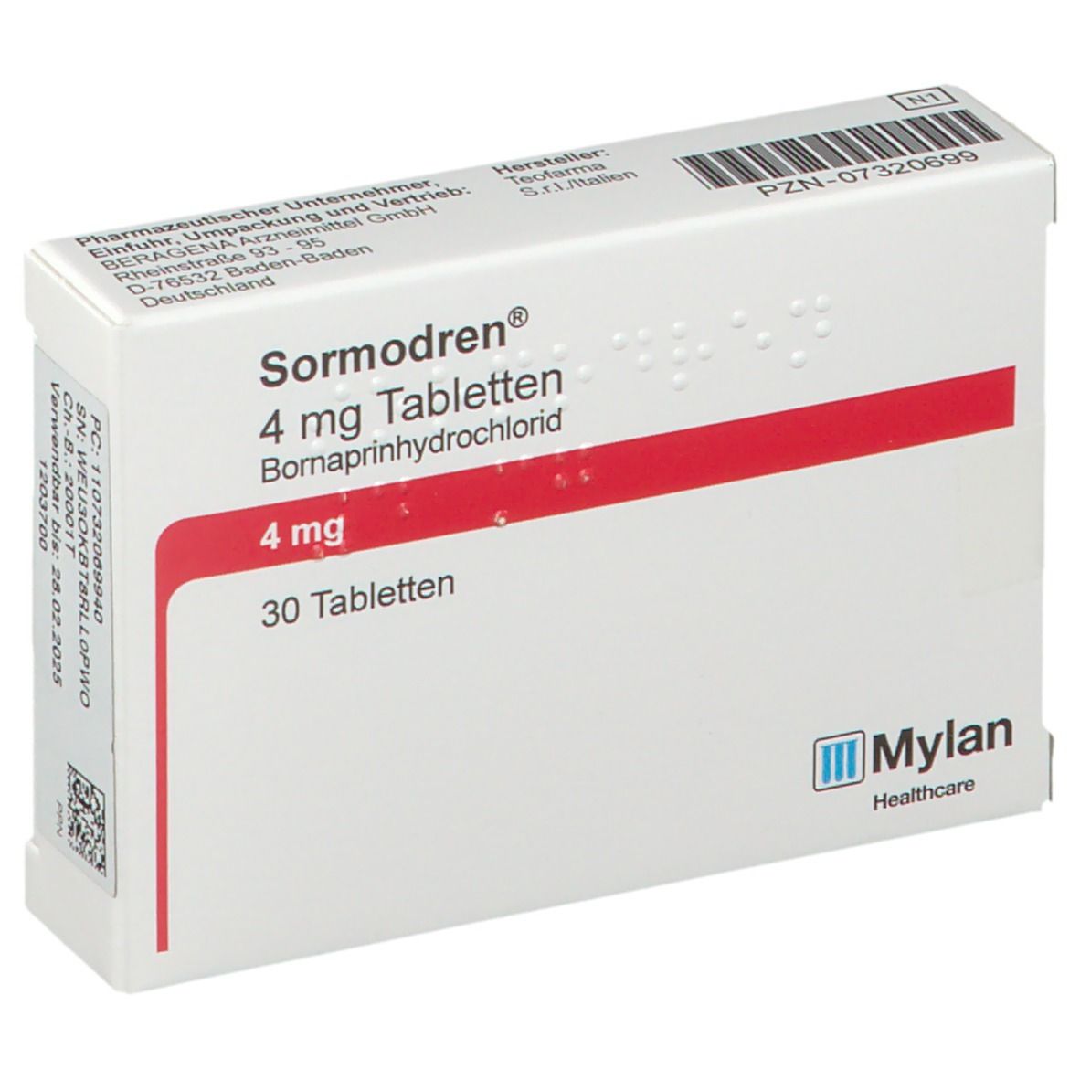 Sormodren® 4 mg