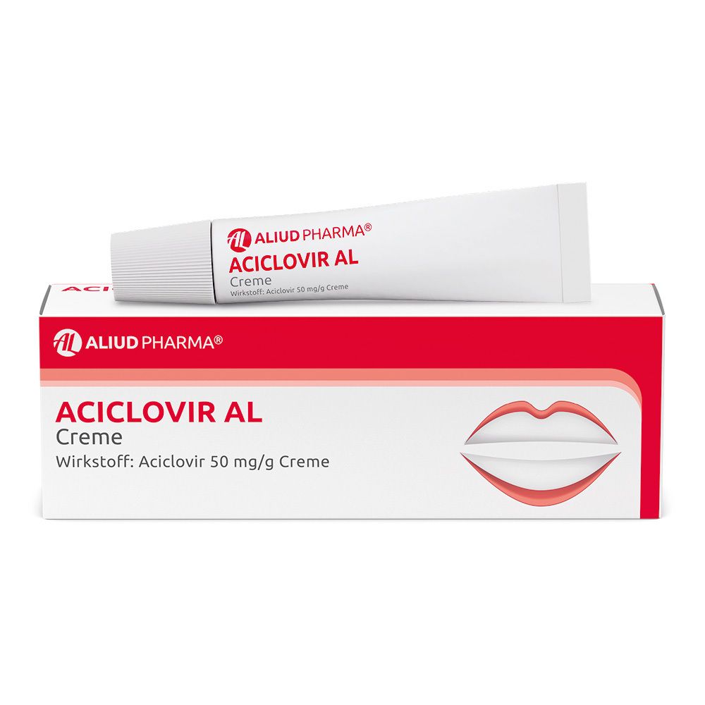 Aciclovir AL Creme bei Lippenherpes