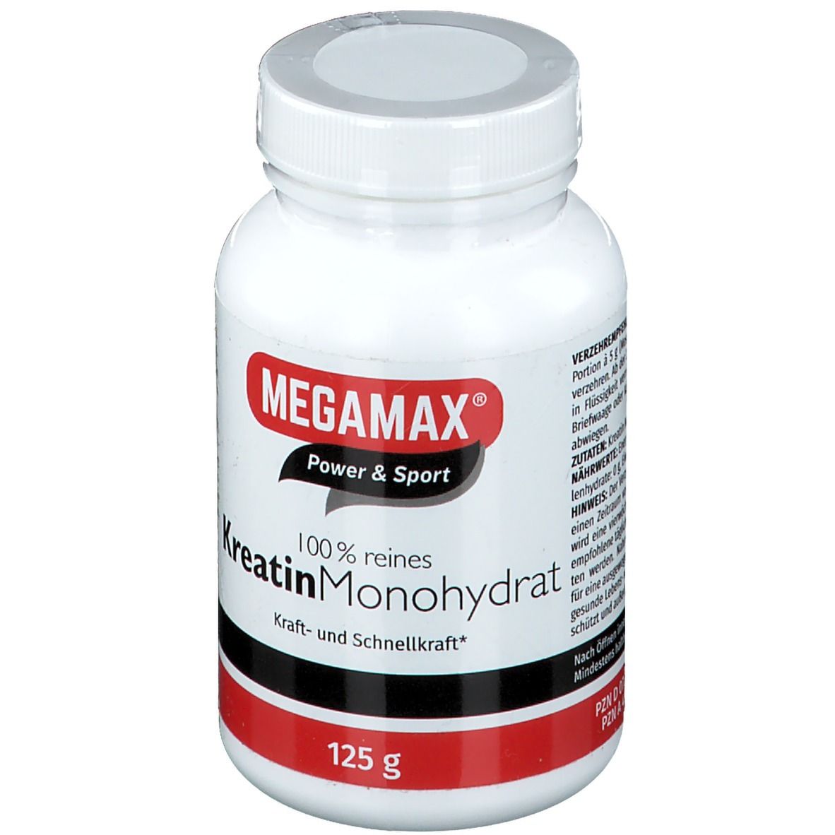 MEGAMAX® Power & Sport 100% reines KreatinMonohydrat