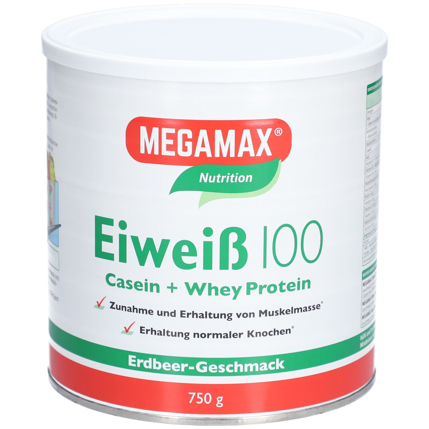 Eiweiss 100 Erdbeer Megamax