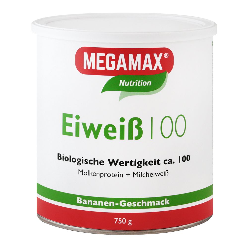 MEGAMAX® Nutrition Eiweiß 100 Bananen-Geschmack