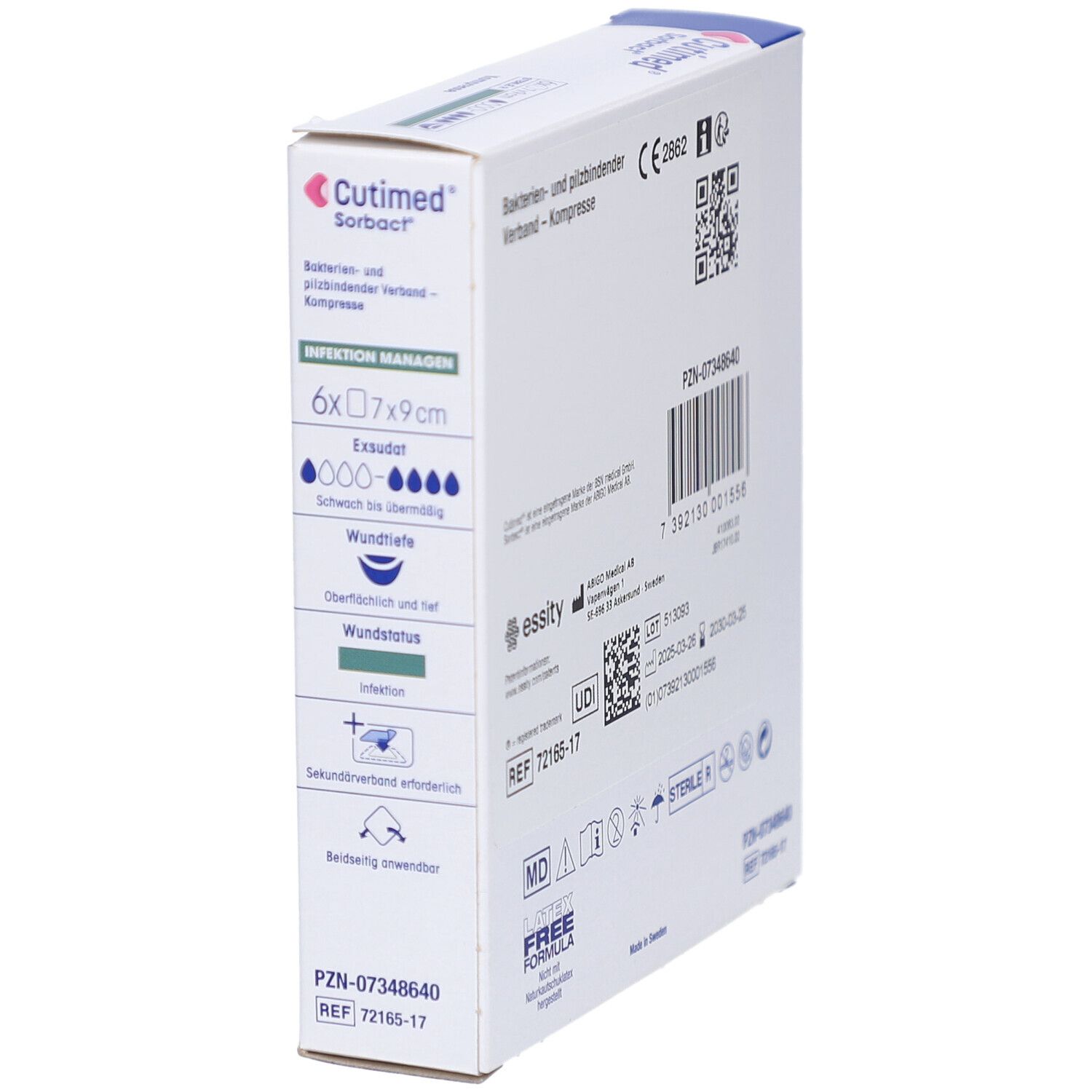 Cutimed® Sorbact® Wundverband 7 x 9 cm