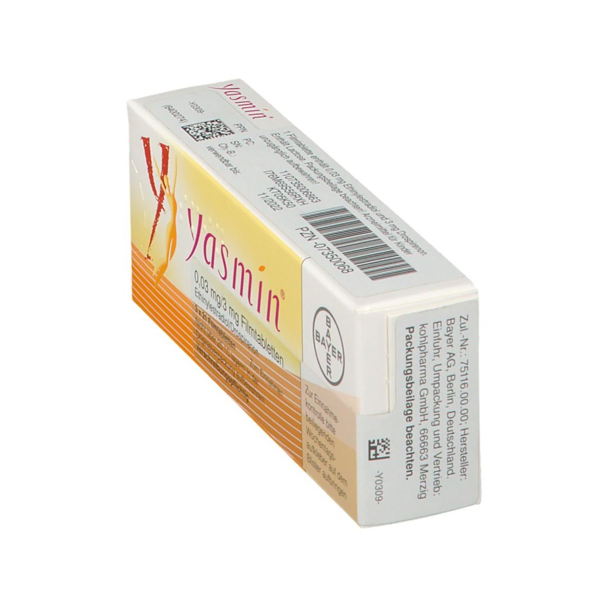 Yasmin Filmtabletten 3x21 St