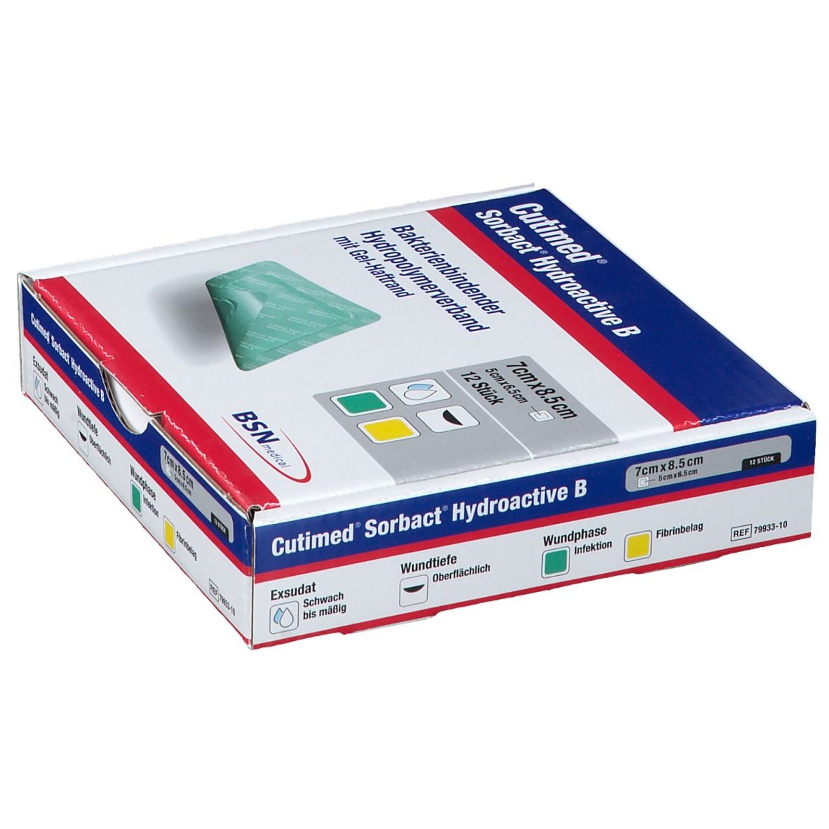 Cutimed® Sorbact Hydroactive B 7 Cm X 8,5 Cm 12 St - Shop-apotheke.at