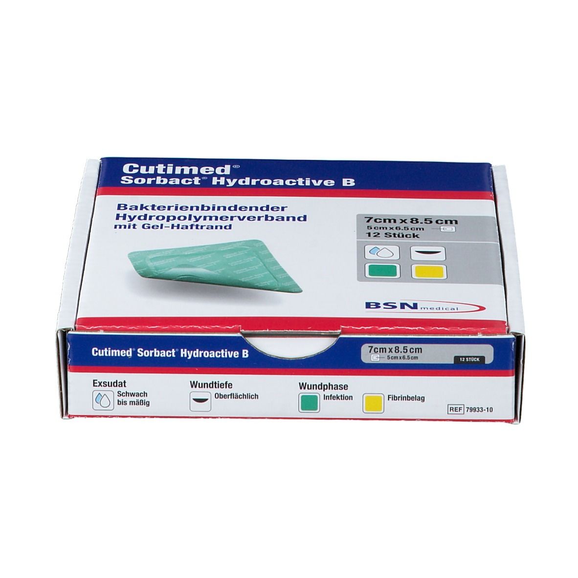 Cutimed® Sorbact Hydroactive B 7 Cm X 8,5 Cm 12 St - Shop Apotheke