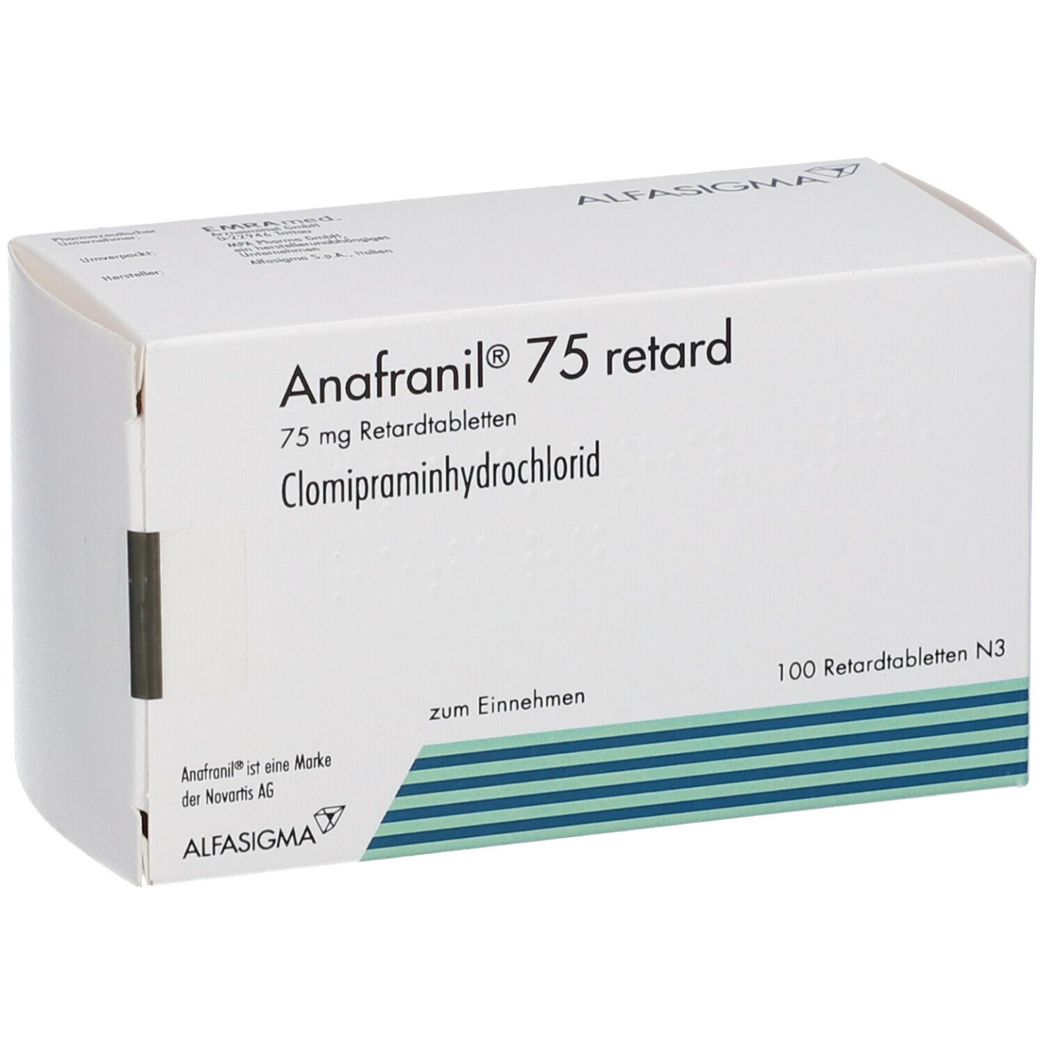 Anafranil® 75 Retard 100 St Mit Dem E Rezept Kaufen Shop Apotheke