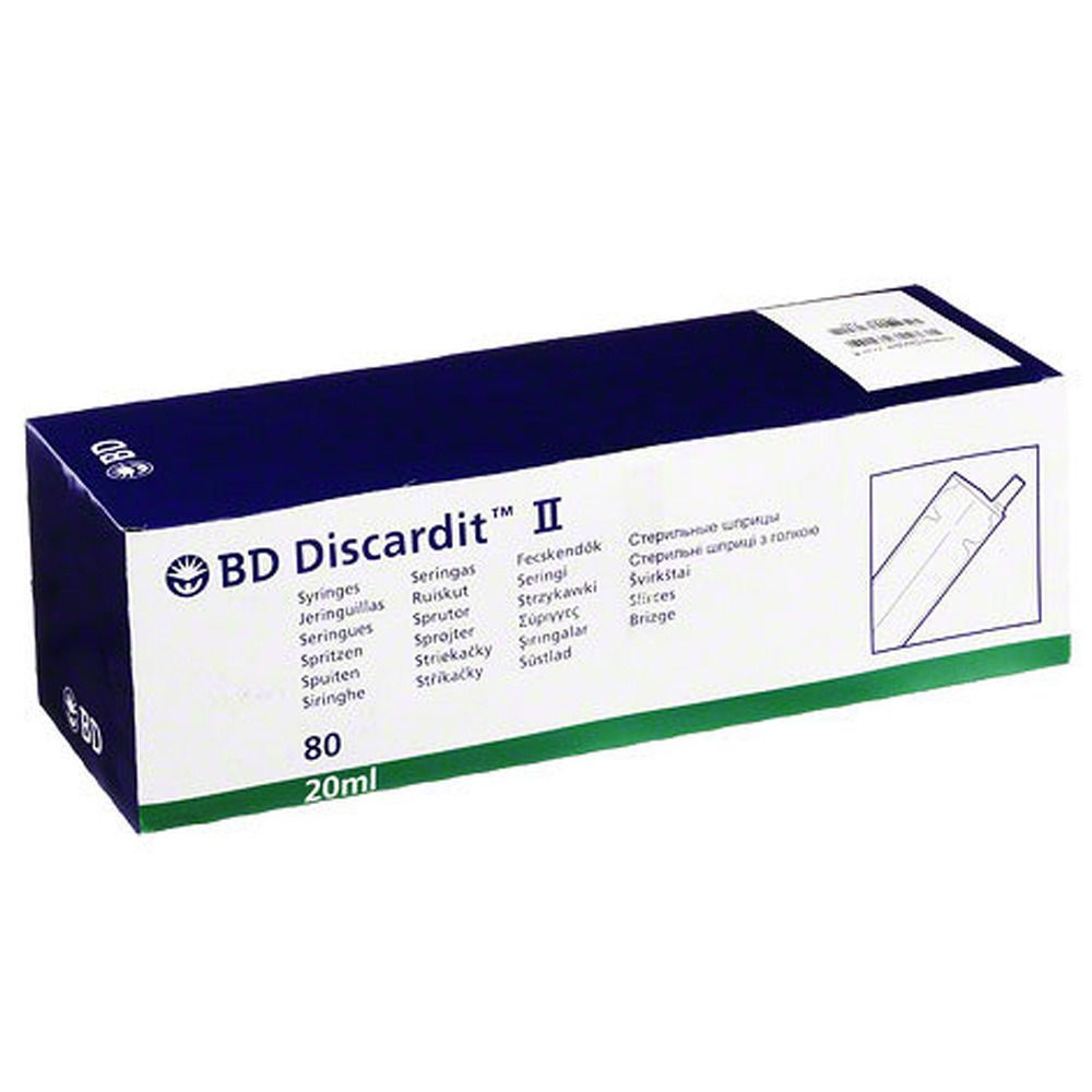 BD Discardit™ II Spritzen 80 x 20 ml