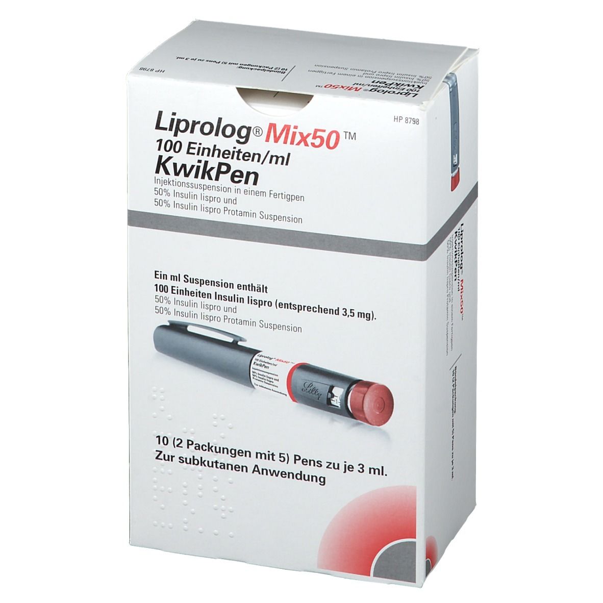 Liprolog® Mix50™ 100 Einheiten/ml KwikPen
