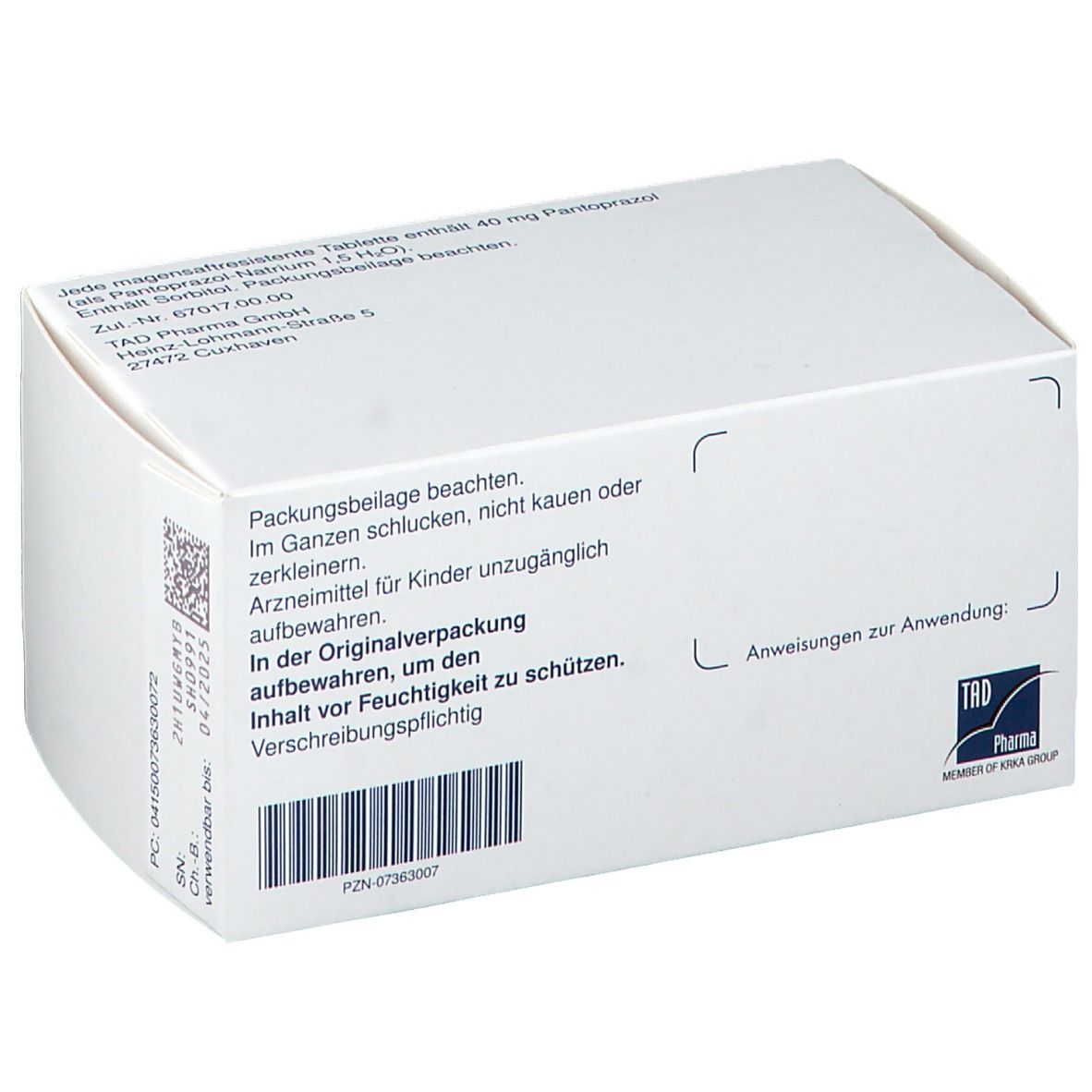 Pantoprazol TAD® 40 mg