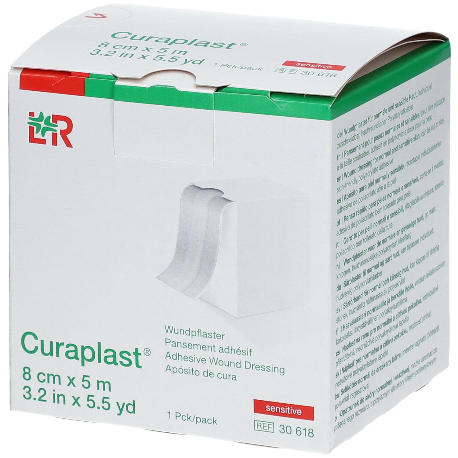 Curaplast® sensitiv Wundschnellverband 8 cm x 5 m