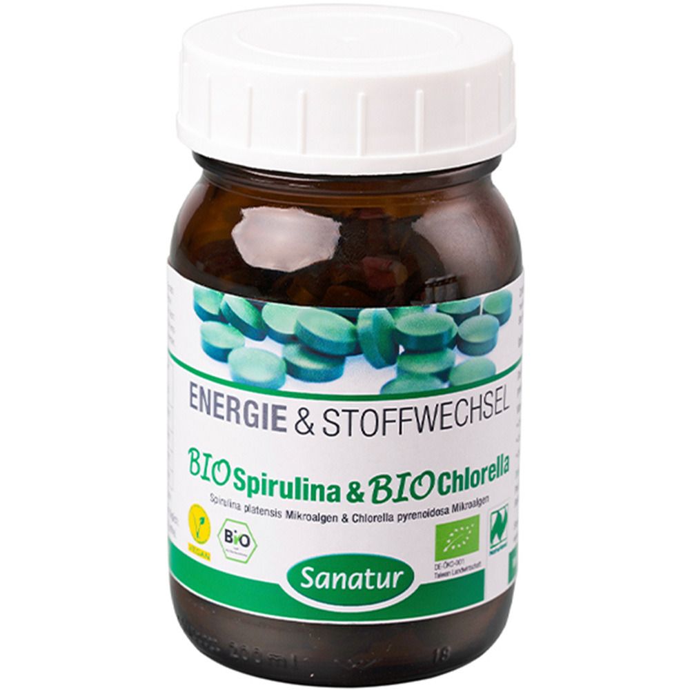 Sanatur Bio Spirulina & Bio Chlorella 2 in 1