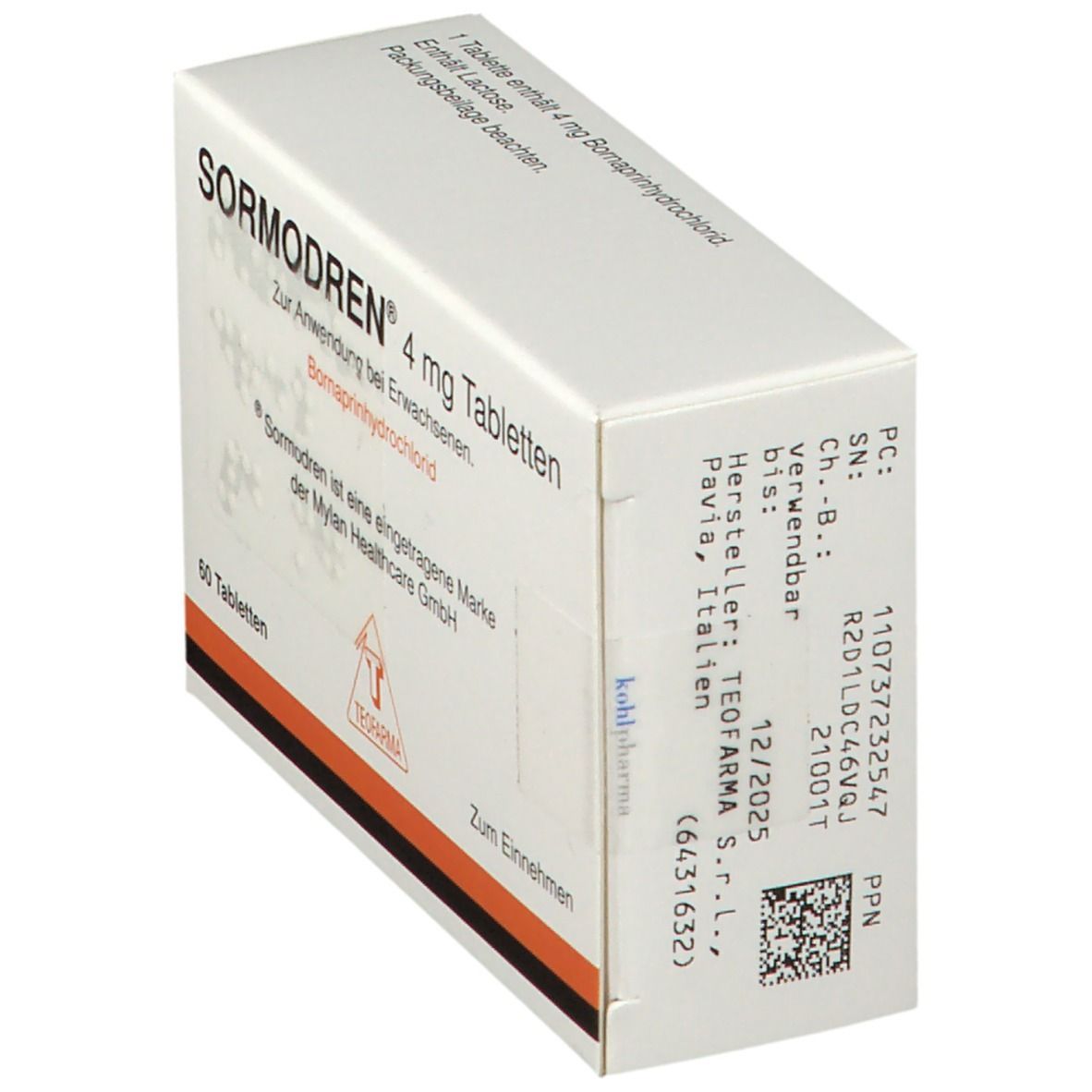 Sormodren 4 mg