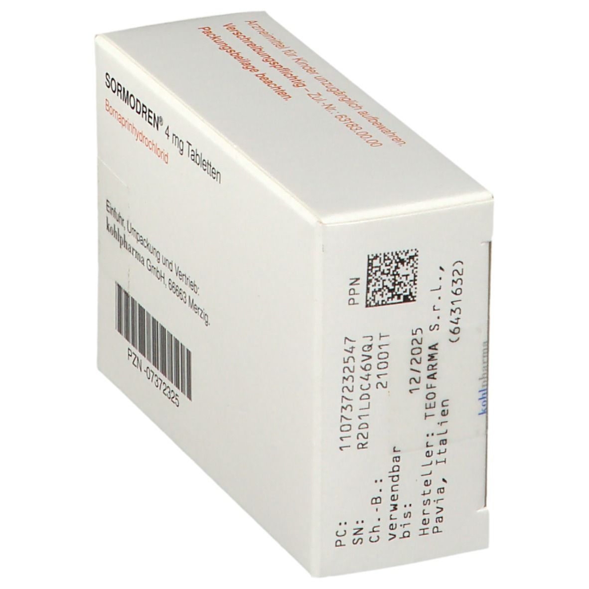 Sormodren 4 mg
