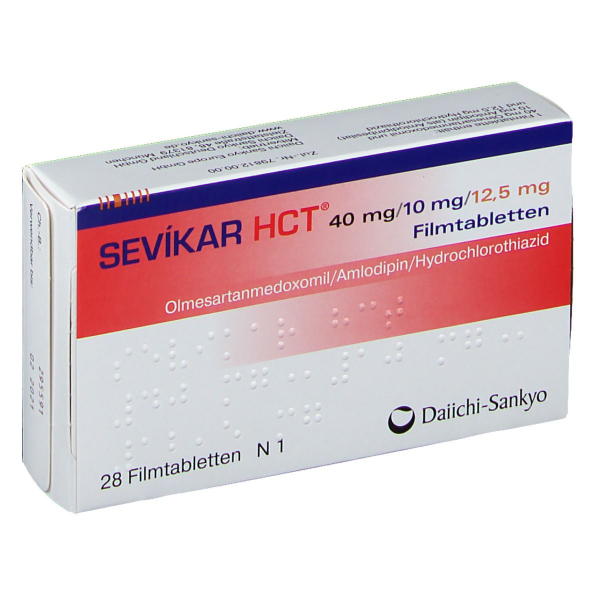 SEVIKAR HCT® 40mg/10mg/12,5mg