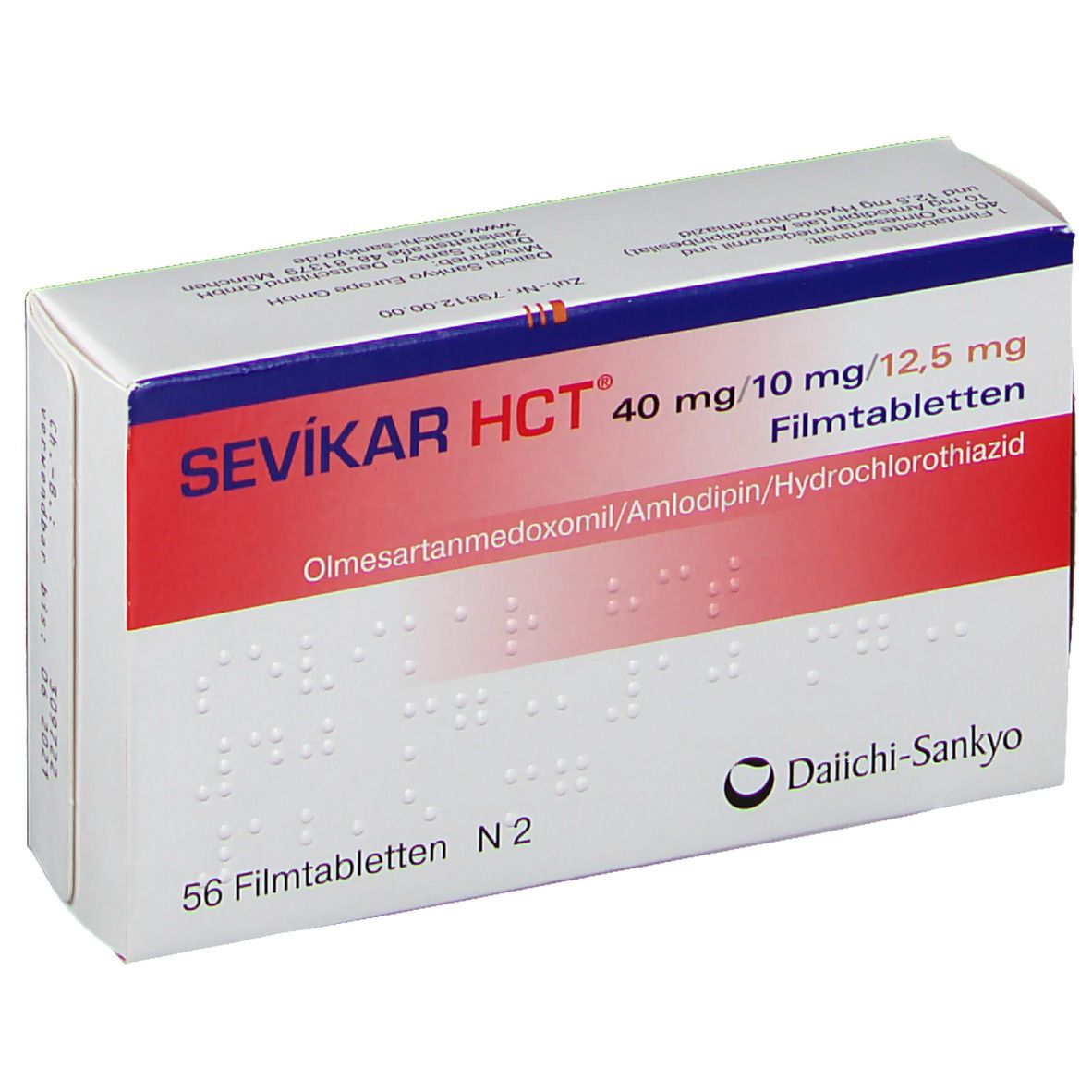 SEVIKAR HCT® 40mg/10mg/12,5mg