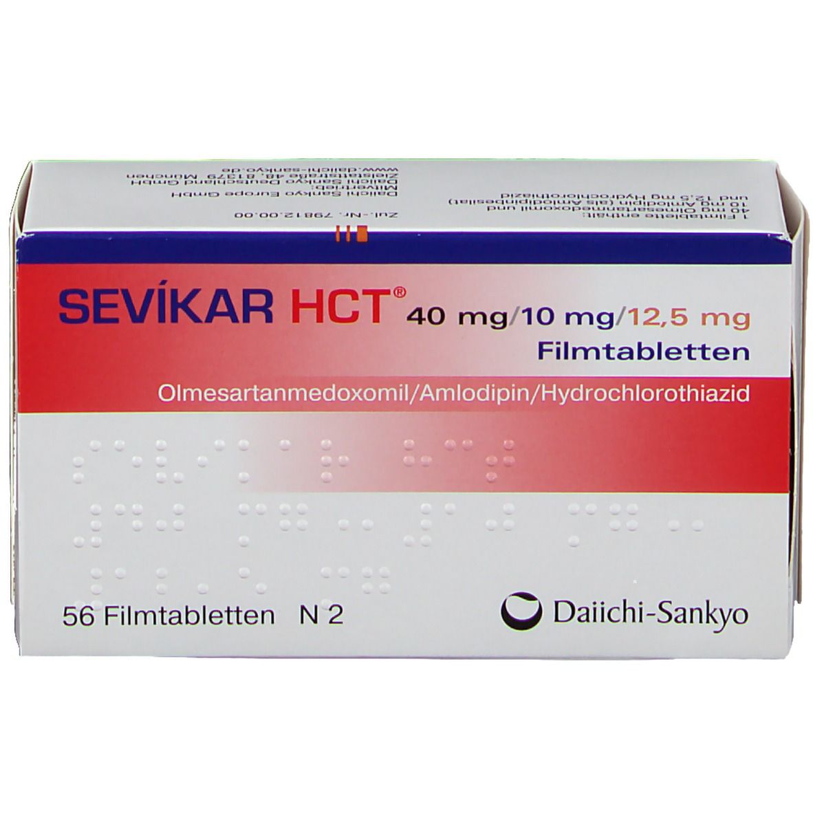 SEVIKAR HCT® 40mg/10mg/12,5mg