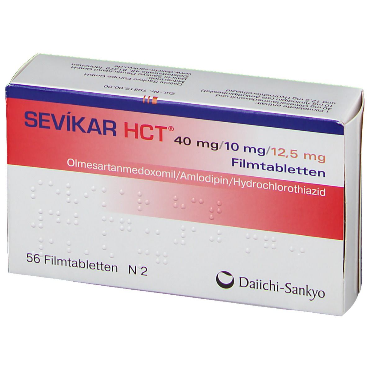 SEVIKAR HCT® 40mg/10mg/12,5mg