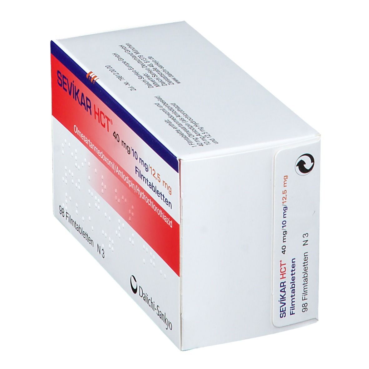 Sevikar HCT 40 mg/10 mg/12,5 mg Filmtabletten 98 St