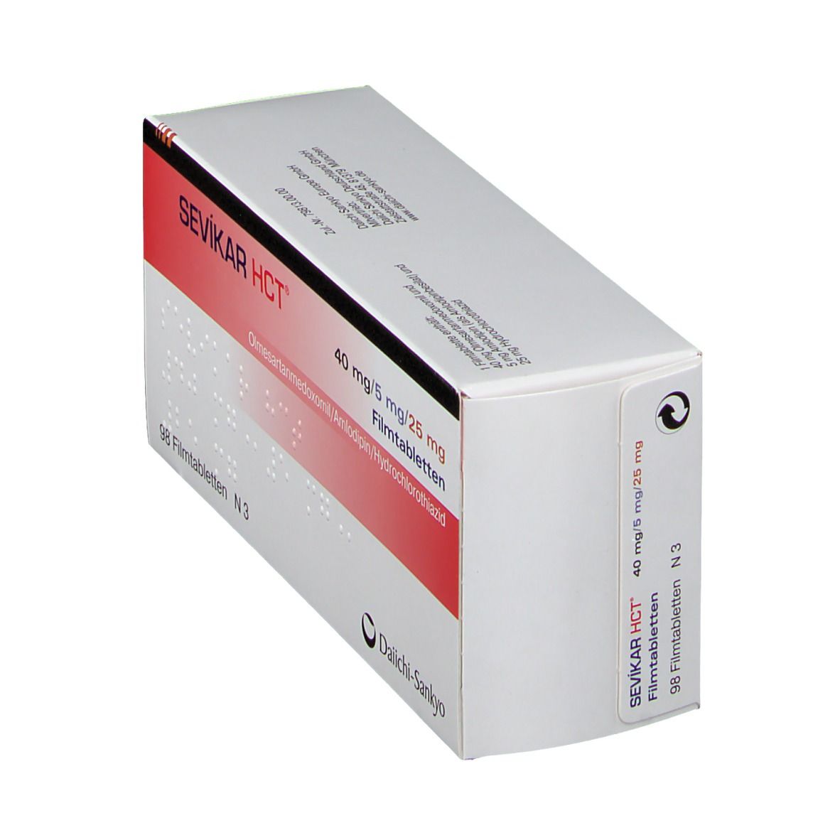 Sevikar HCT 40 mg/5 mg/25 mg Filmtabletten 98 St