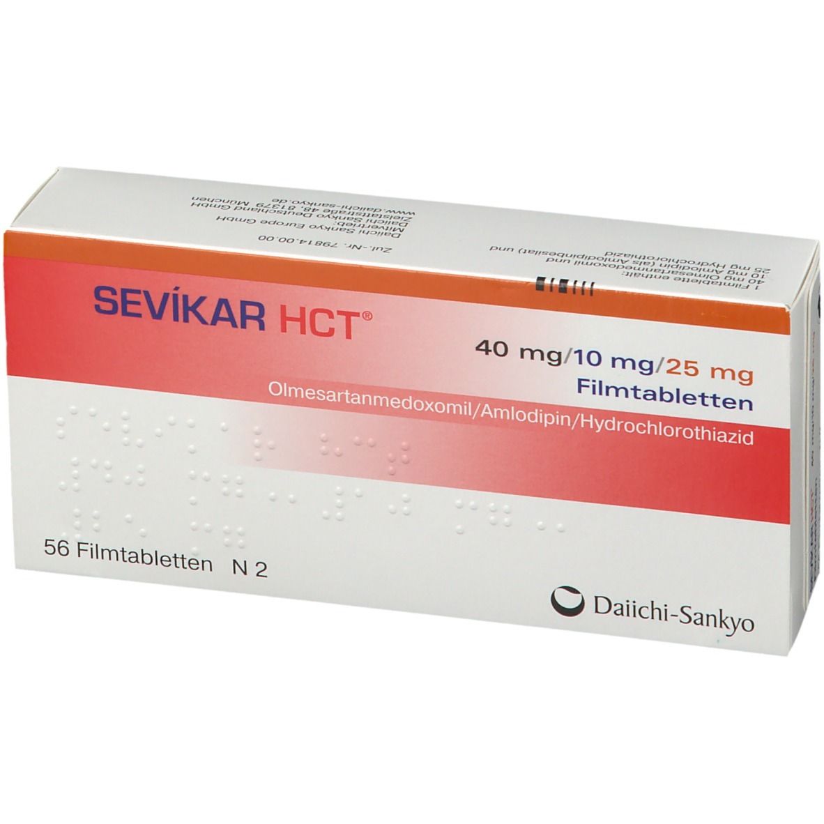 SEVIKAR HCT® 40mg/10mg/25mg