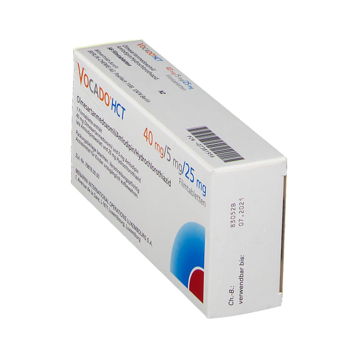 Vocado®HCT 40 mg/5 mg/25 mg
