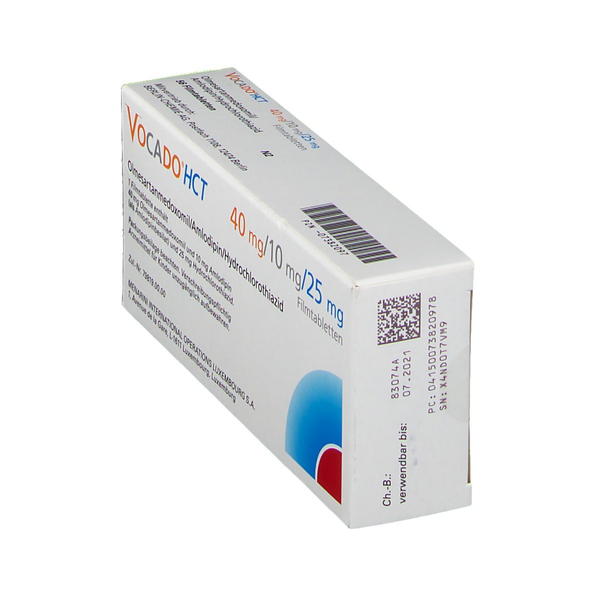 Vocado®HCT 40 mg/10 mg/25 mg