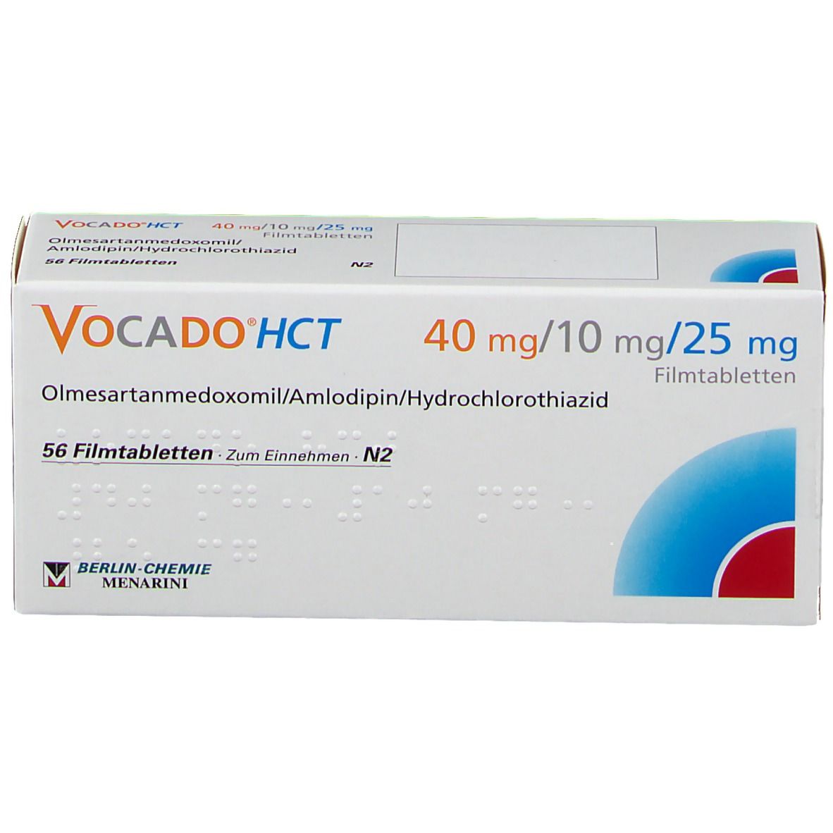 Vocado®HCT 40 mg/10 mg/25 mg