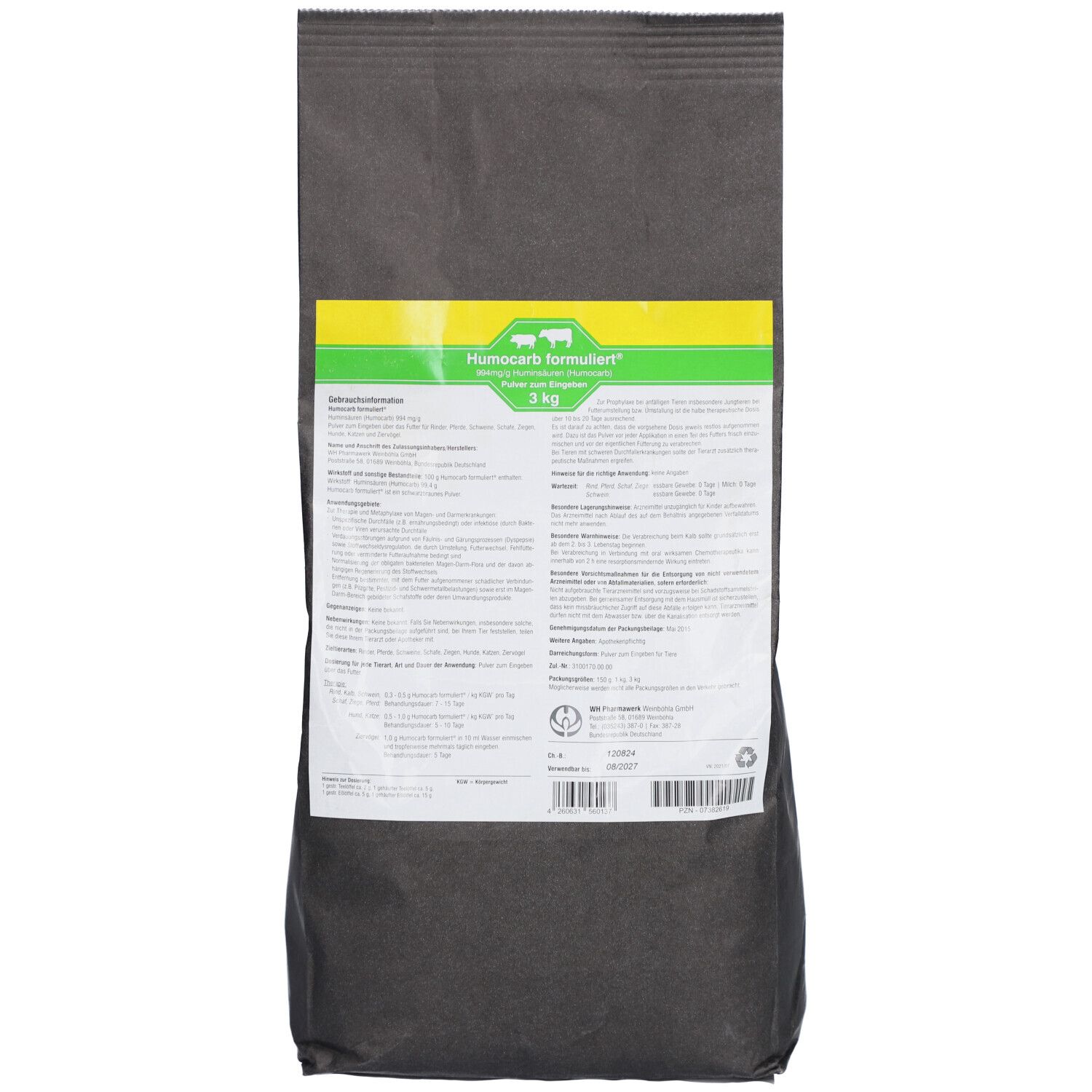 HUMOCARB formuliert Pulver vet. 1 kg