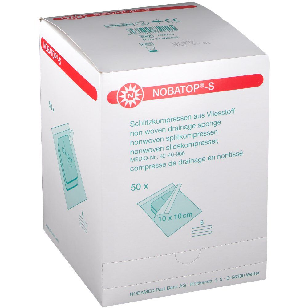 NOBATOP®-steril S 10 x 10 cm
