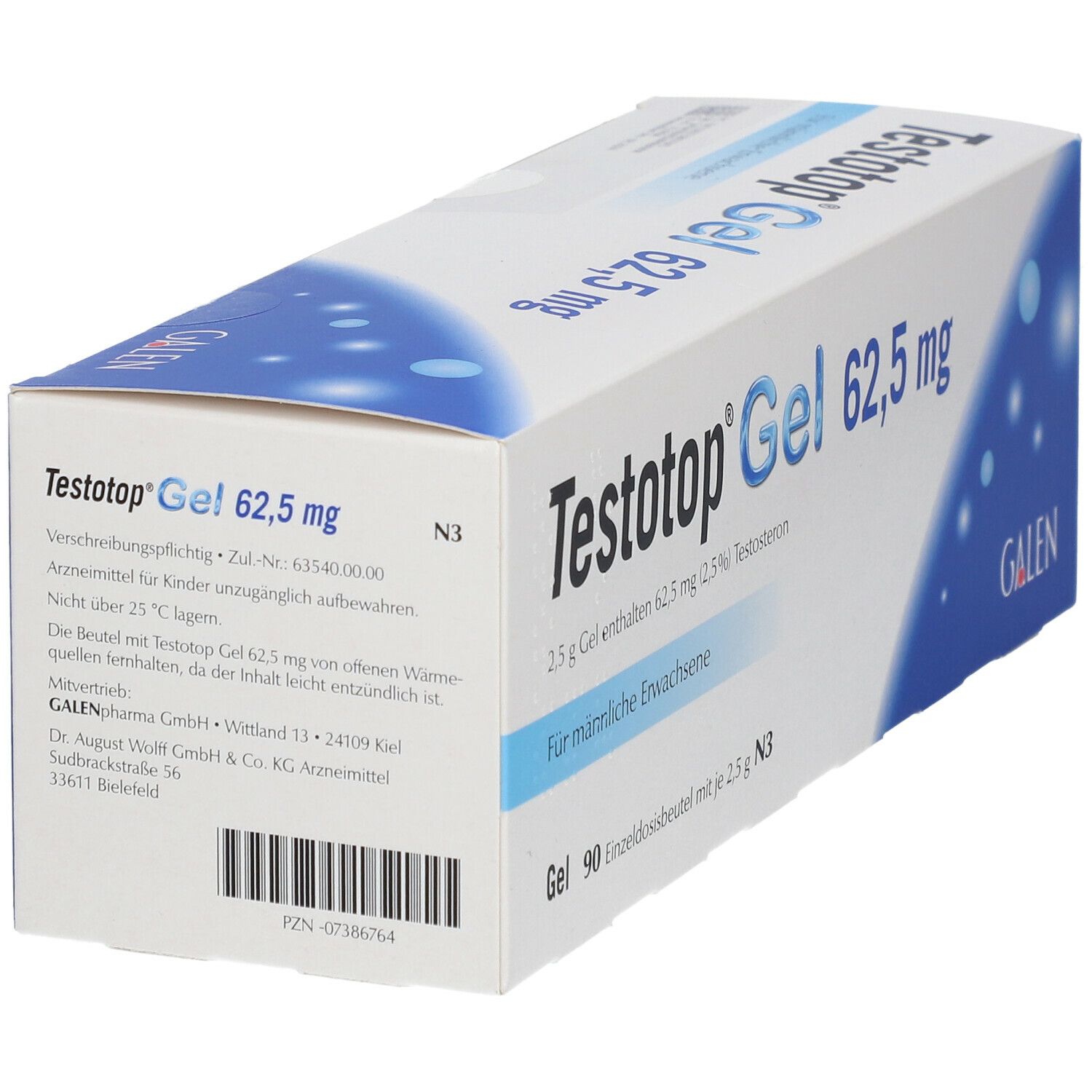 Testotop® Gel 62,5 mg