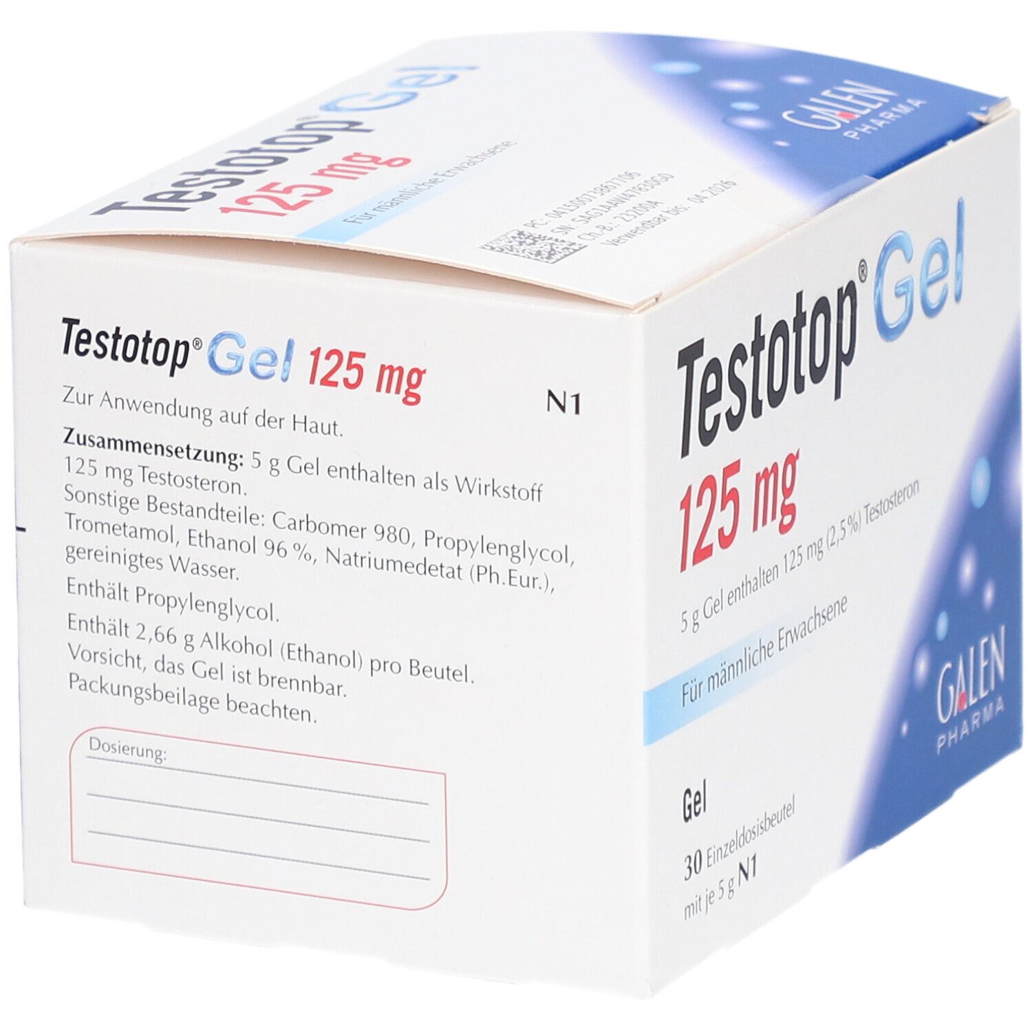 Testotop® Gel 125 mg