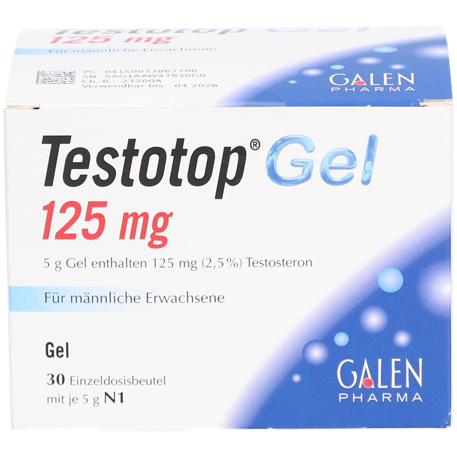 Testotop® Gel 125 mg