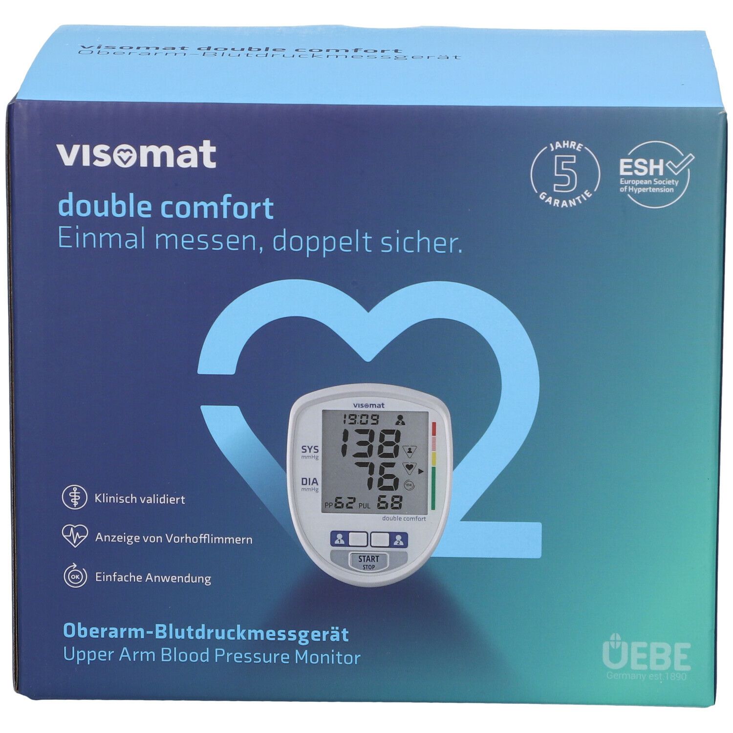 visomat® double comfort Oberarm-Blutdruckmessgerät