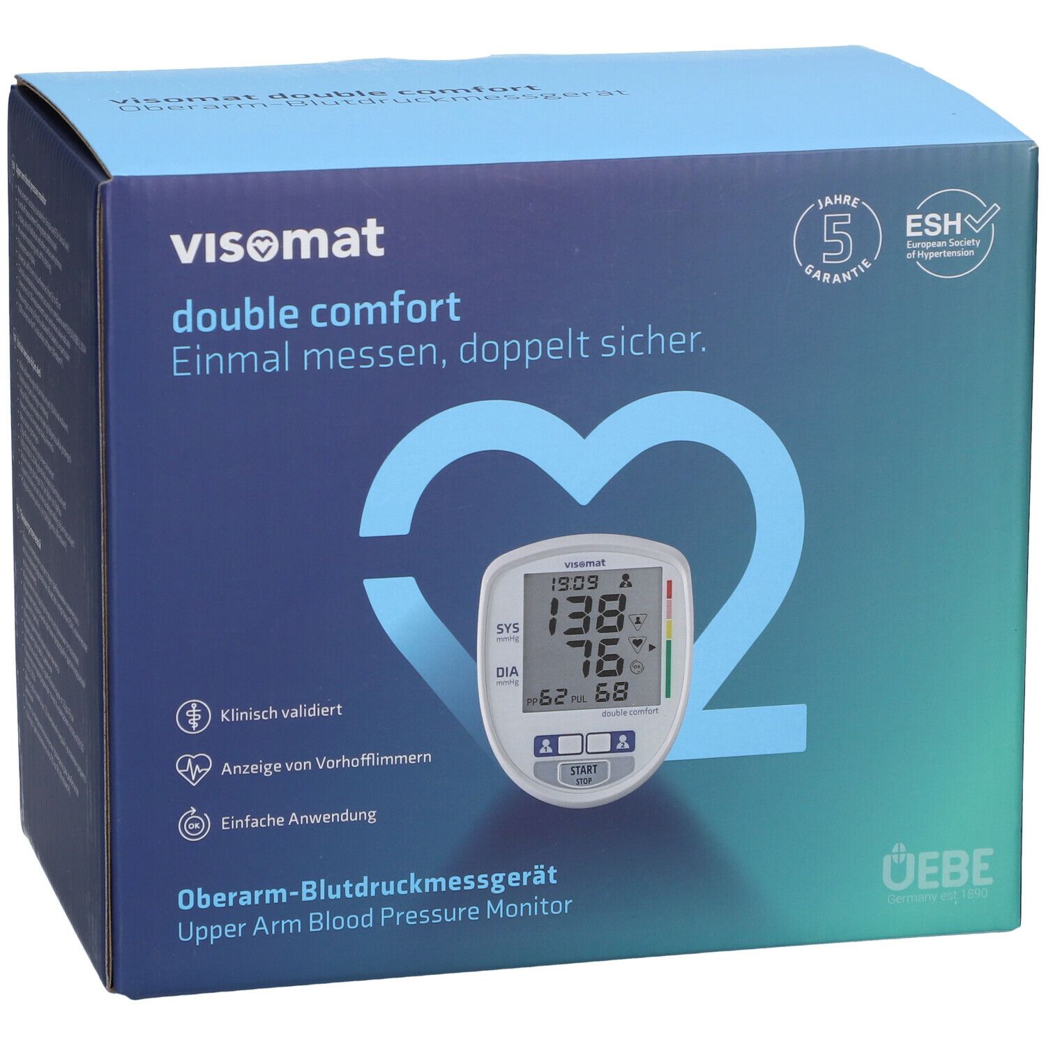 visomat® double comfort Oberarm-Blutdruckmessgerät