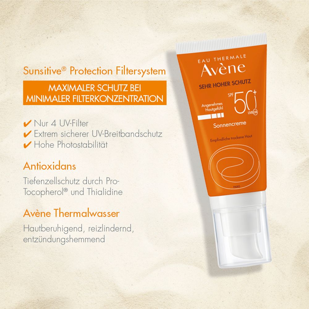 Avène Sonnencreme SPF 50+