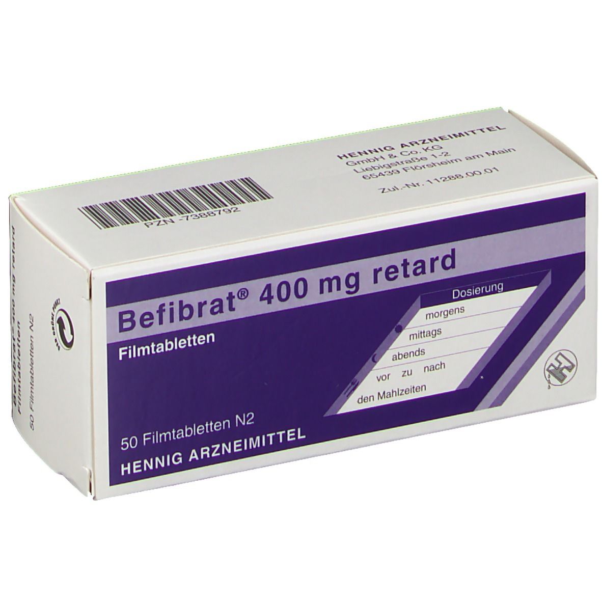 Befibrat® 400 mg retard